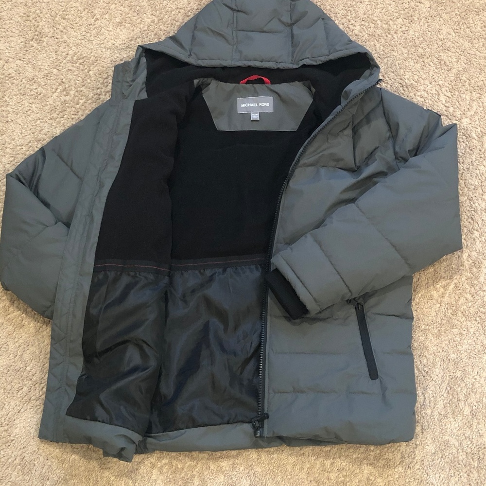 Michael Kors Big Boys Hooded Puffer Jacket